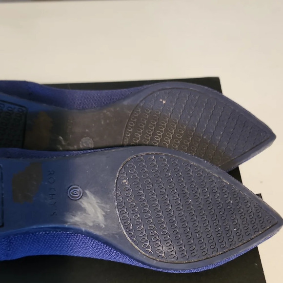 Rothy's NWOT Blue Flats Eco-Friendly Knit Design In Size 8 - Picture 6 of 7